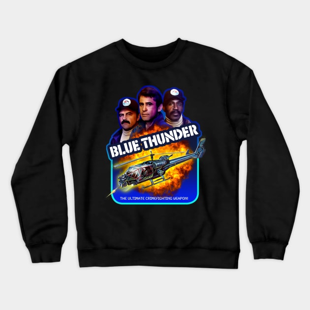 Thunder Blue Crewneck Sweatshirt by Trazzo